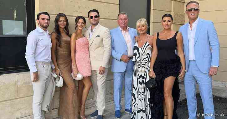 Mark Wright and Michelle Keegan joined by family for ‘perfect’ weekend at Millie Bobby Brown’s wedding