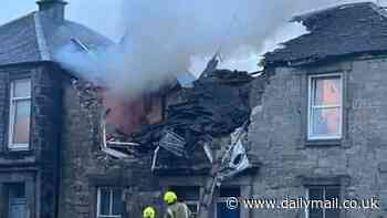 Desperate search in rubble after explosion destroys house