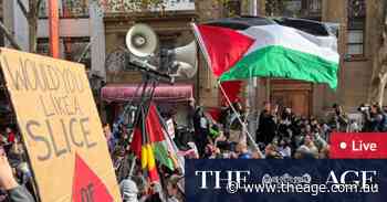 Melbourne pro-Palestine protest as it happened: Four arrested during protest as war in Middle East intensifies