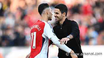 Arteta's pride at going seven unbeaten in 21 days