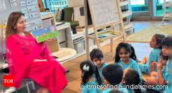 Nita Ambani turns story teller at grandson's school