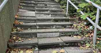 Steps near bus stop are 'an accident waiting to happen'