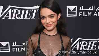 Rachel Zegler commands attention in a sheer dress while flashing her bra and panties at Variety's New York Party