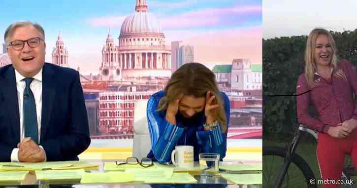 Good Morning Britain star flustered by Amanda Holden’s ‘buttery bottom’