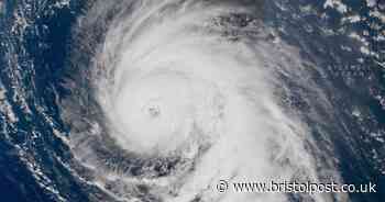 Satellite image shows Hurricane Kirk about to bring storms