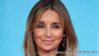 Louise Redknapp stuns in racy lace mini dress and designer heels