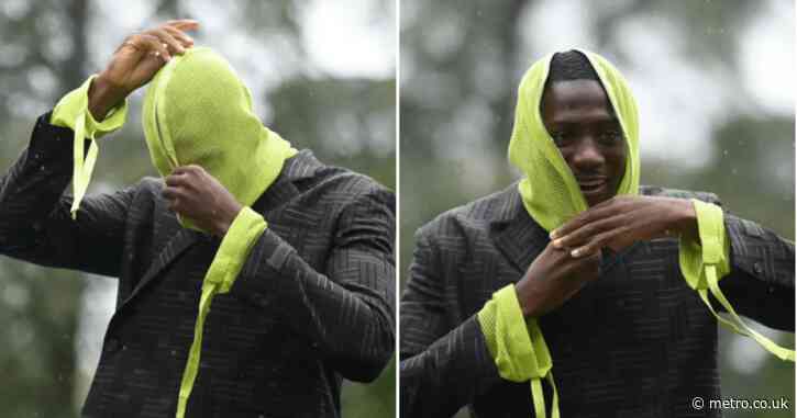 France fans slam Ibrahima Konate as Liverpool star arrives wearing a bright green hood