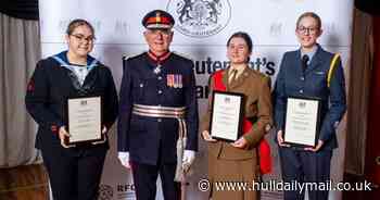 East Riding of Yorkshire celebrates exceptional cadets and reservists with Lord-Lieutenant's Awards