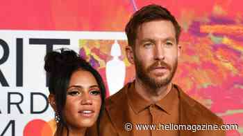 Vick Hope cosies up to husband Calvin Harris as she marks personal milestone