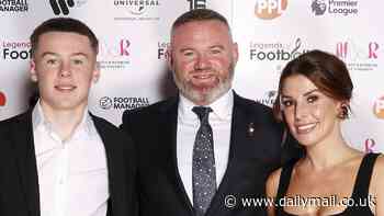 Coleen Rooney puts on a united front with husband Wayne and son Kai at Legends of Football awards hours after her latest court battle and amid concerns for ex footballer's health