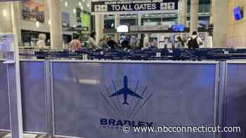 Travelers from Tampa arrive at Bradley Airport to escape path of Hurricane Milton