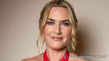 Kate Winslet turns heads in a red fitted jumpsuit as she accepts the Golden Icon Award at the Zurich Film Festival