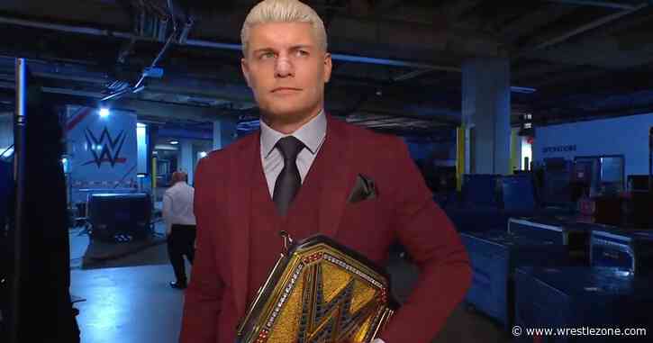 Cody Rhodes Makes Appearance On 10/7 WWE RAW, Targets WWE Crown Jewel Title