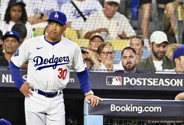 Dodgers’ Dave Roberts says Padres’ Manny Machado threw a ball at him during NLDS Game 2