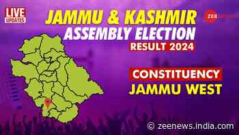 Jammu West Vidhan Sabha Result 2024 Live: Arvind Gupta Leads from BJP