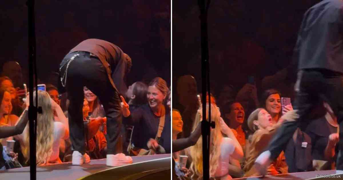 Awkward moment Justin Timberlake’s attempt to serenade fan is snubbed