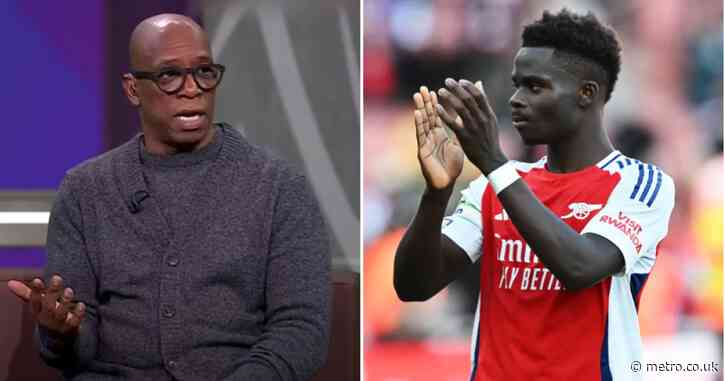 Ian Wright reveals his one ‘worry’ about Bukayo Saka at Arsenal