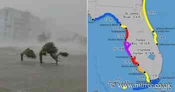 What is a storm surge? Chilling footage re-emerges ahead of horror Hurricane Milton with 15ft surge