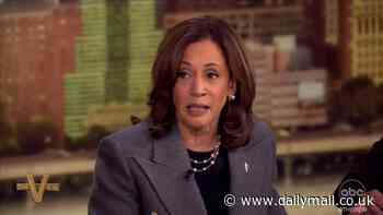 Kamala Harris makes stunning admission about Biden on The View - as Whoopi Goldberg calls her 'the next president'