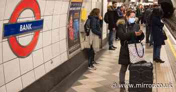 Bank underground station evacuated after 'fire on train' as crowd terrified