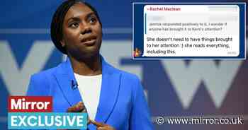 Kemi Badenoch’s fans exchange 'racist' WhatsApp messages - including about Rishi Sunak