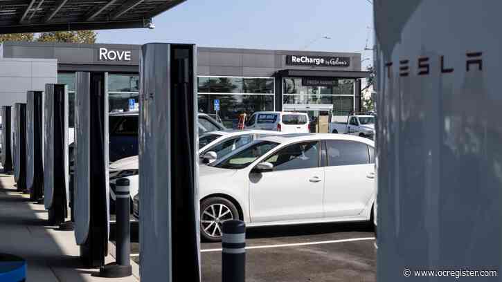 Novel EV charging hub in Santa Ana comes with sushi, lounge