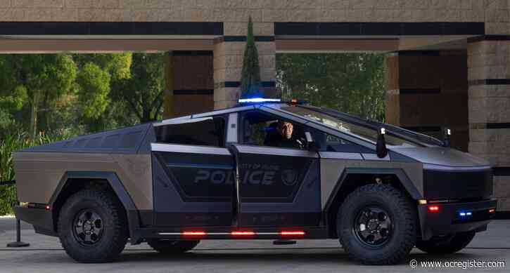 Irvine PD unveils new police Cybertruck