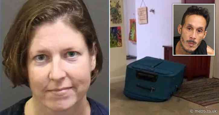 Moment ‘woman laughs watching her boyfriend in suitcase suffocate to death’