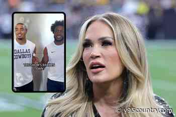 Watch NFL Players Try to Sing Carrie Underwood