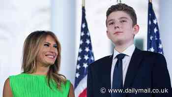 Barron Trump was DENIED a bank account because of the 'cancel mob,' Melania claims in new book