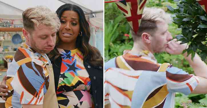 Bake Off star walks out of tent in tears after devastating moment