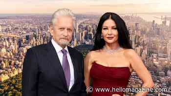 Catherine Zeta-Jones' private living room with Michael Douglas has gilded gold features