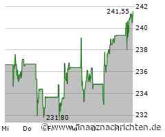 Schneider Electric-Aktie mit großen Kursgewinnen (245,8957 €)