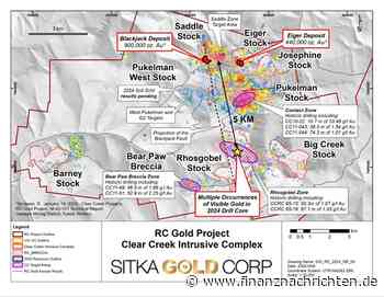 Wieder sichtbares Gold - Sitka Gold bestätigt hohes Potenzial weiterer Goldzone