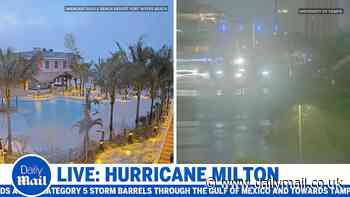 Hurricane Milton livestream: Watch as historic storm smashes Florida's Gulf Coast