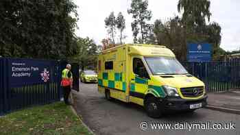 Six pupils and one adult treated by medics after chemical incident at London school