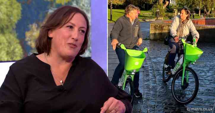 Miranda Hart’s husband ‘revealed’ as couple snapped on romantic London bike ride