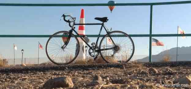 Visitors take bike paths to avoid traffic for Ballon Fiesta