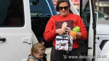 Brittany Cartwright spotted out with son Cruz, three, in LA after Jax Taylor refiles for divorce