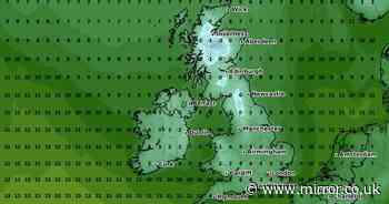 UK weather: New snow maps show exactly where and when -2C freeze will blanket Britain