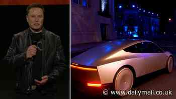 Elon Musk unveils self-driving 'CyberCab' at sci-fi Tesla event featuring dancing robots serving drinks