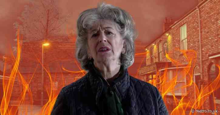 Evelyn Plummer races to the rescue in Coronation Street fire drama – and a shocking outburst follows