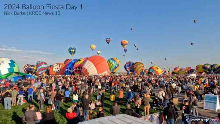 Timelapse videos capture first week of Albuquerque's 52nd Balloon Fiesta