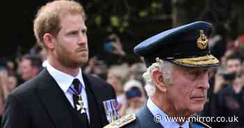 Prince Harry's telling gesture to King Charles at huge royal event