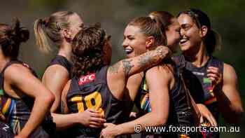 Surprise packets surge to top of the ladder after history; Tigers win cliffhanger: AFLW Wrap