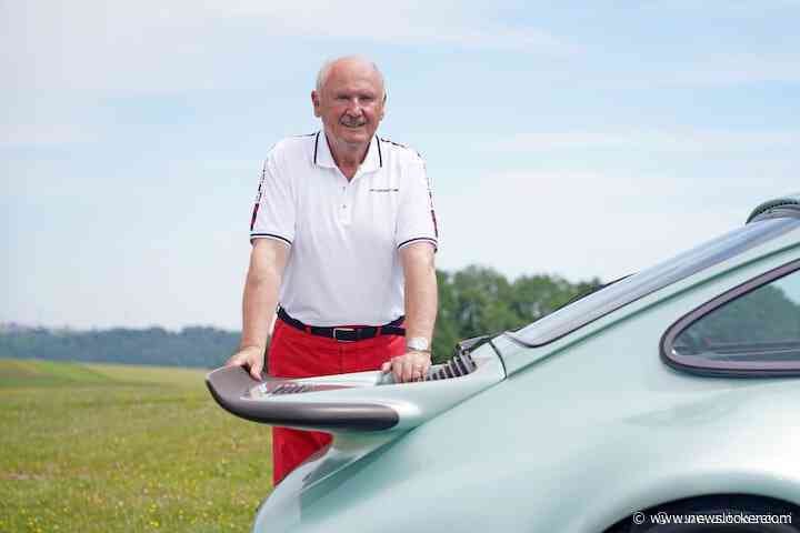 Hermann Burst bedacht de spoiler van de Porsche 911 Turbo: 'Ook zo gevormd dat auto schoonblijft'