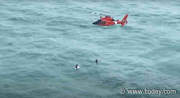 A man rode out Hurricane Milton clinging to a cooler in the middle of the ocean, Coast Guard says