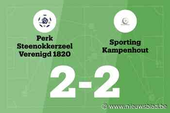 PSV 1820 B speelt gelijk in thuiswedstrijd tegen Kampenhout B