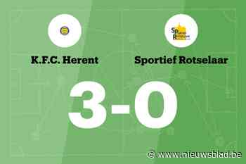 Herent B wint thuis van Rotselaar B