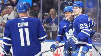 Marner, Maple Leafs top Pittsburgh Penguins 4-2 in Toronto's home opener